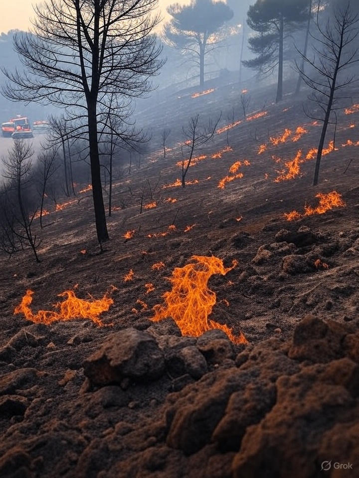 Wildfires Ravage Southern Europe and Middle East